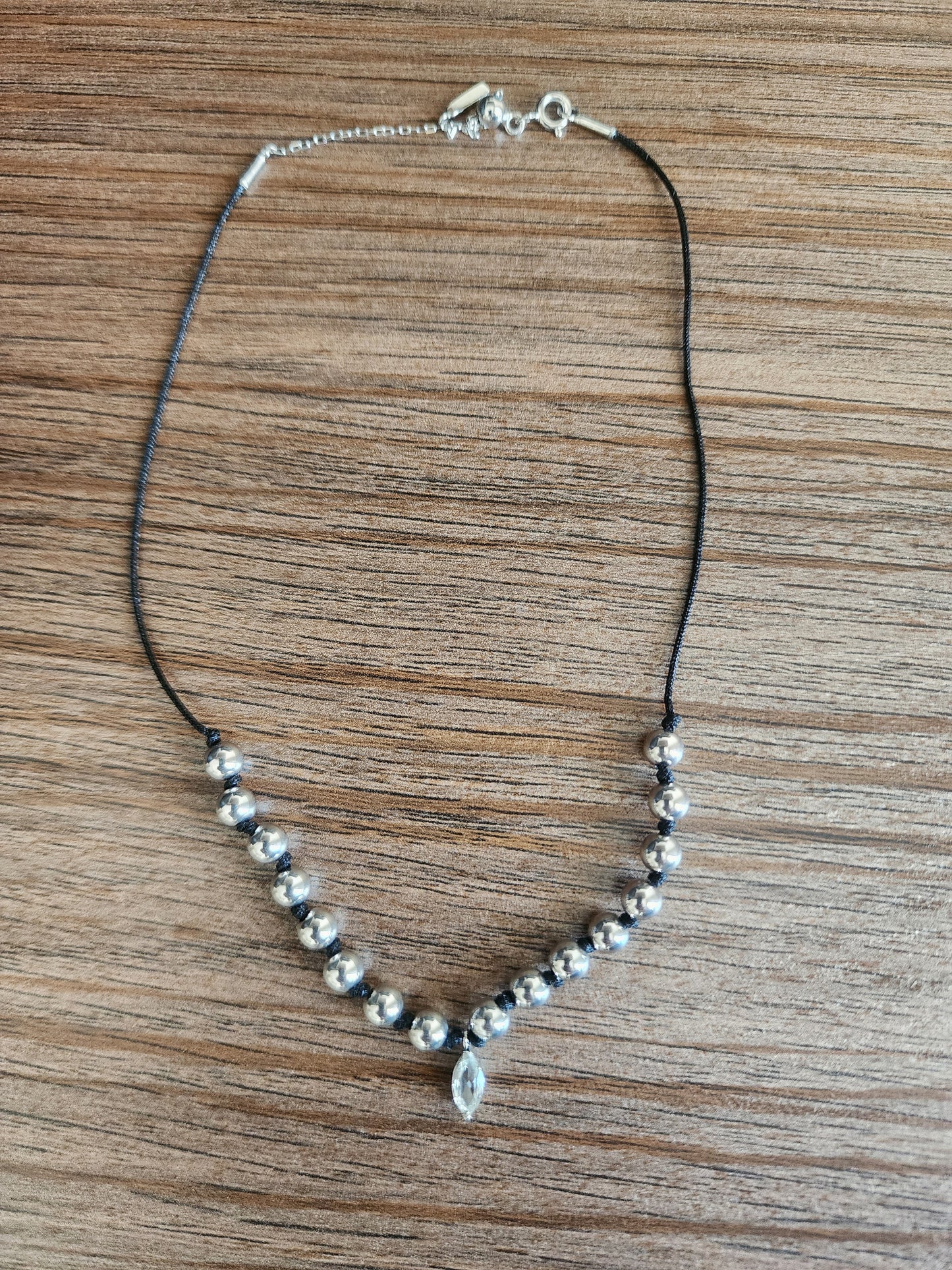 Diam Cord Ball Knot Choker