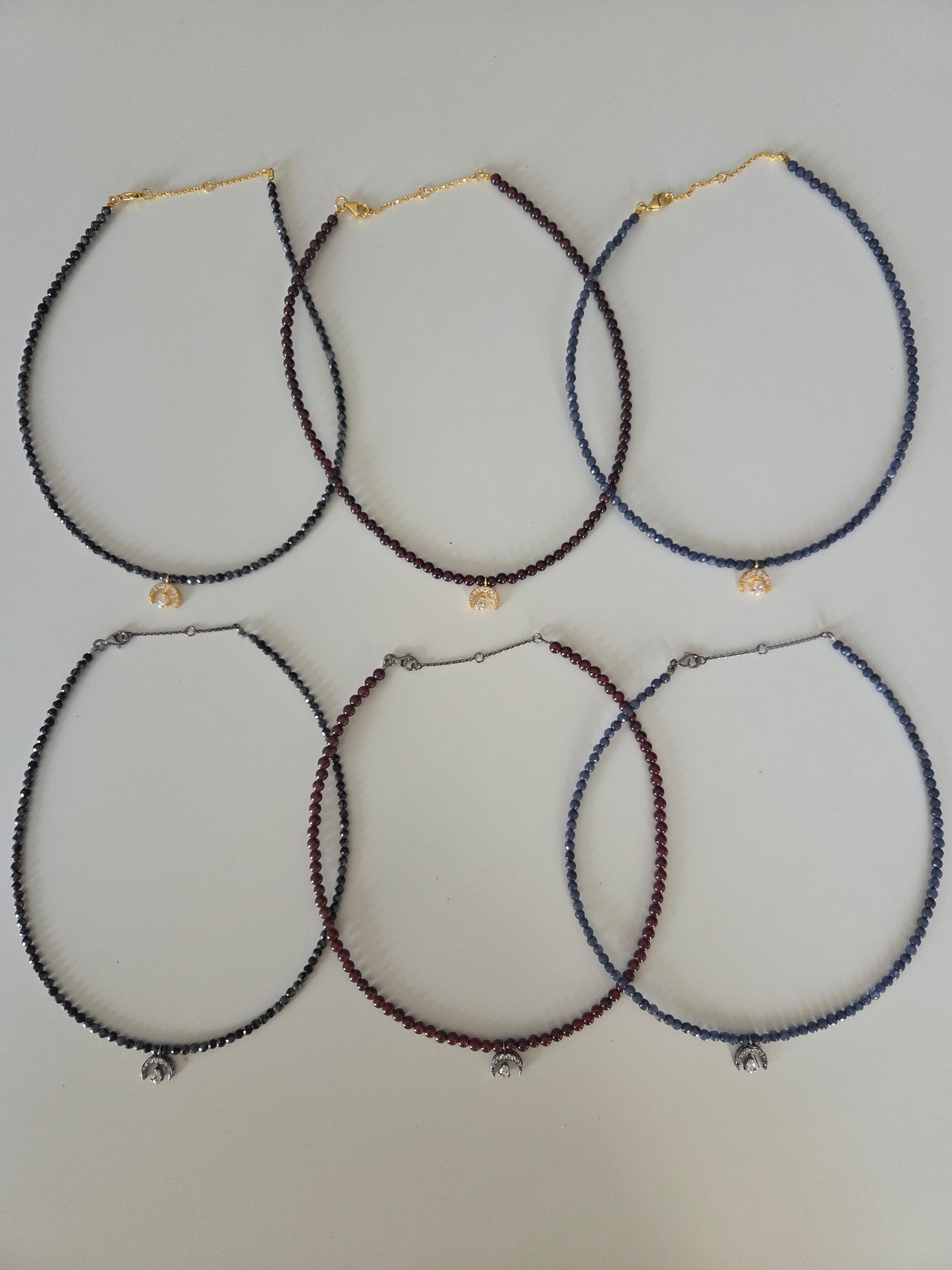 Drop Crescent Necklace