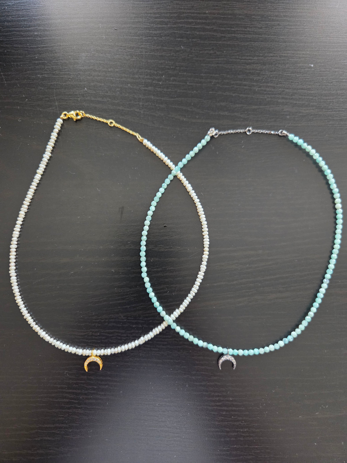 Down Crescent Necklace
