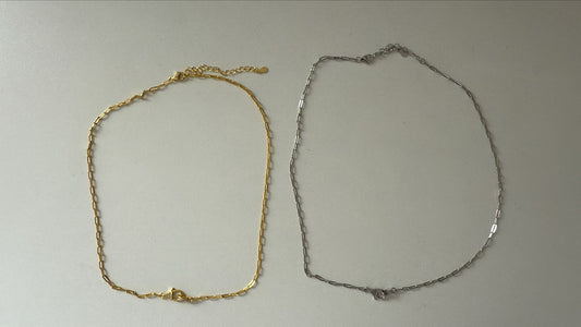 Lock Paperclip Necklace
