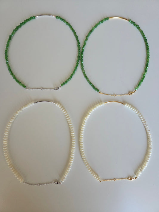 Tube Bead Necklace