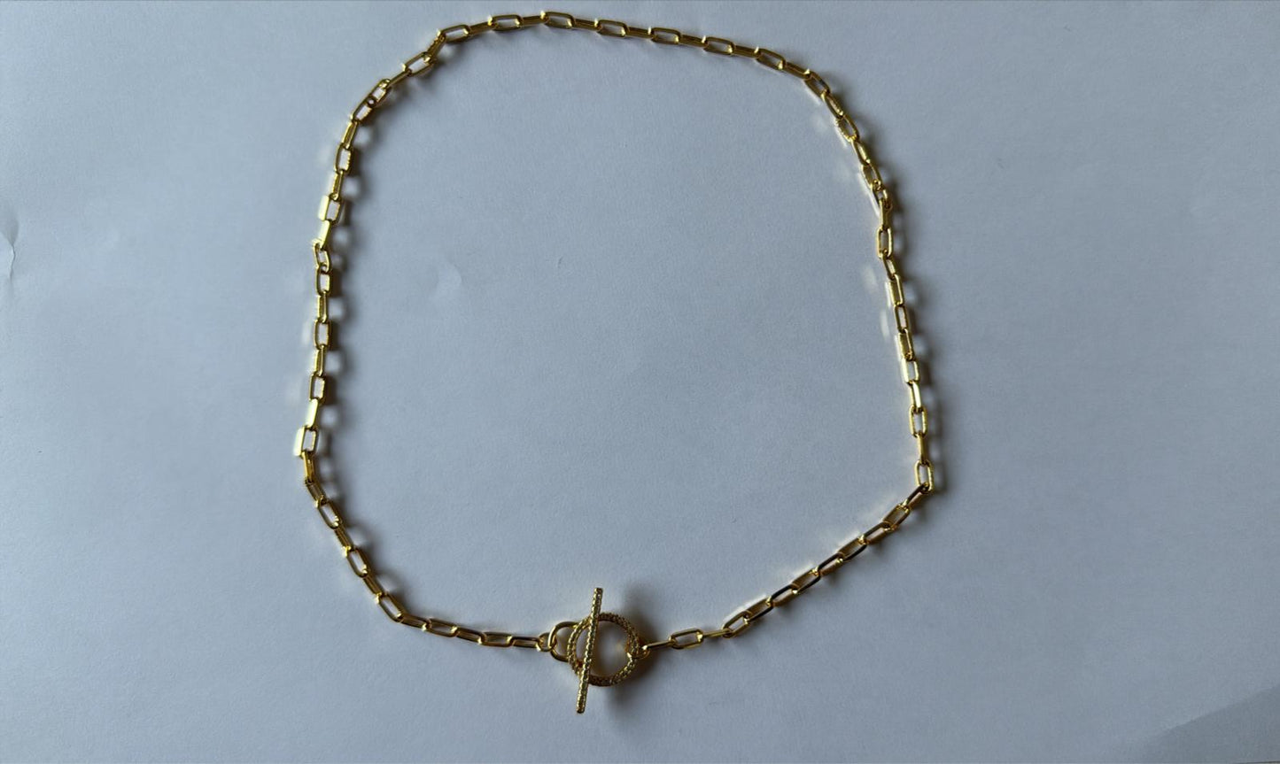 Loop Paperclip Necklace