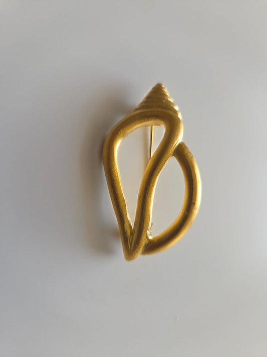 Hollow Shell Brooch