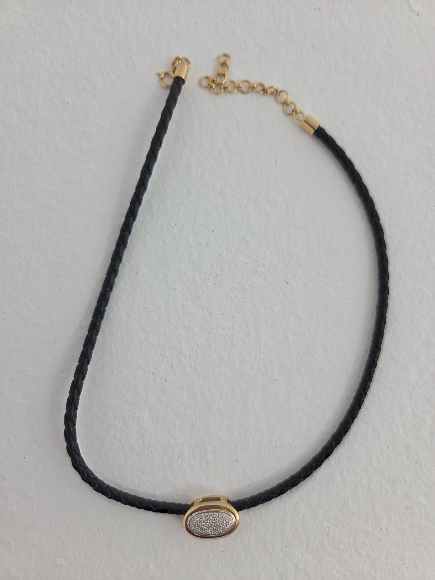 Orbit Leather Choker