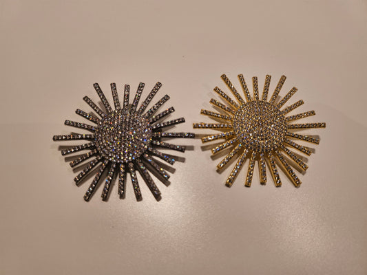 Beam Sun Large Brooch