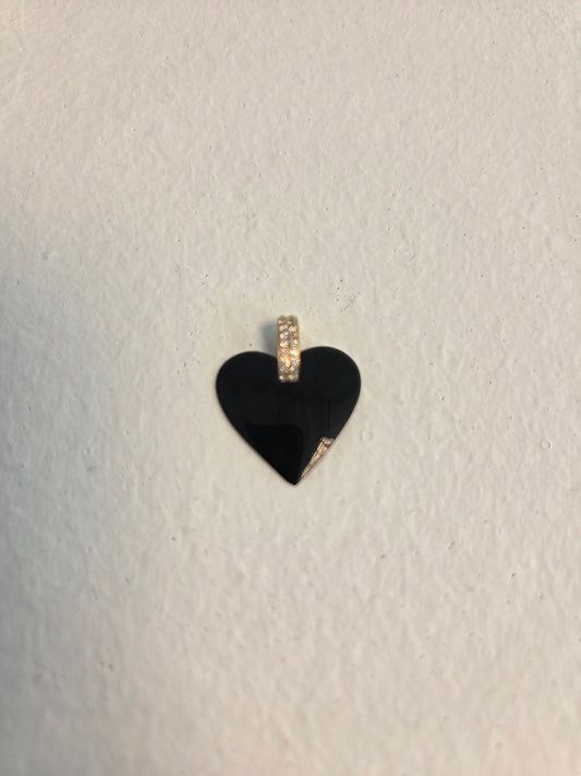 Black Heart Charm
