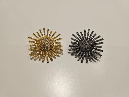 Beam Sun Small Brooch