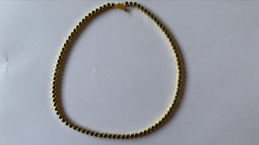 Green Circuit Necklace