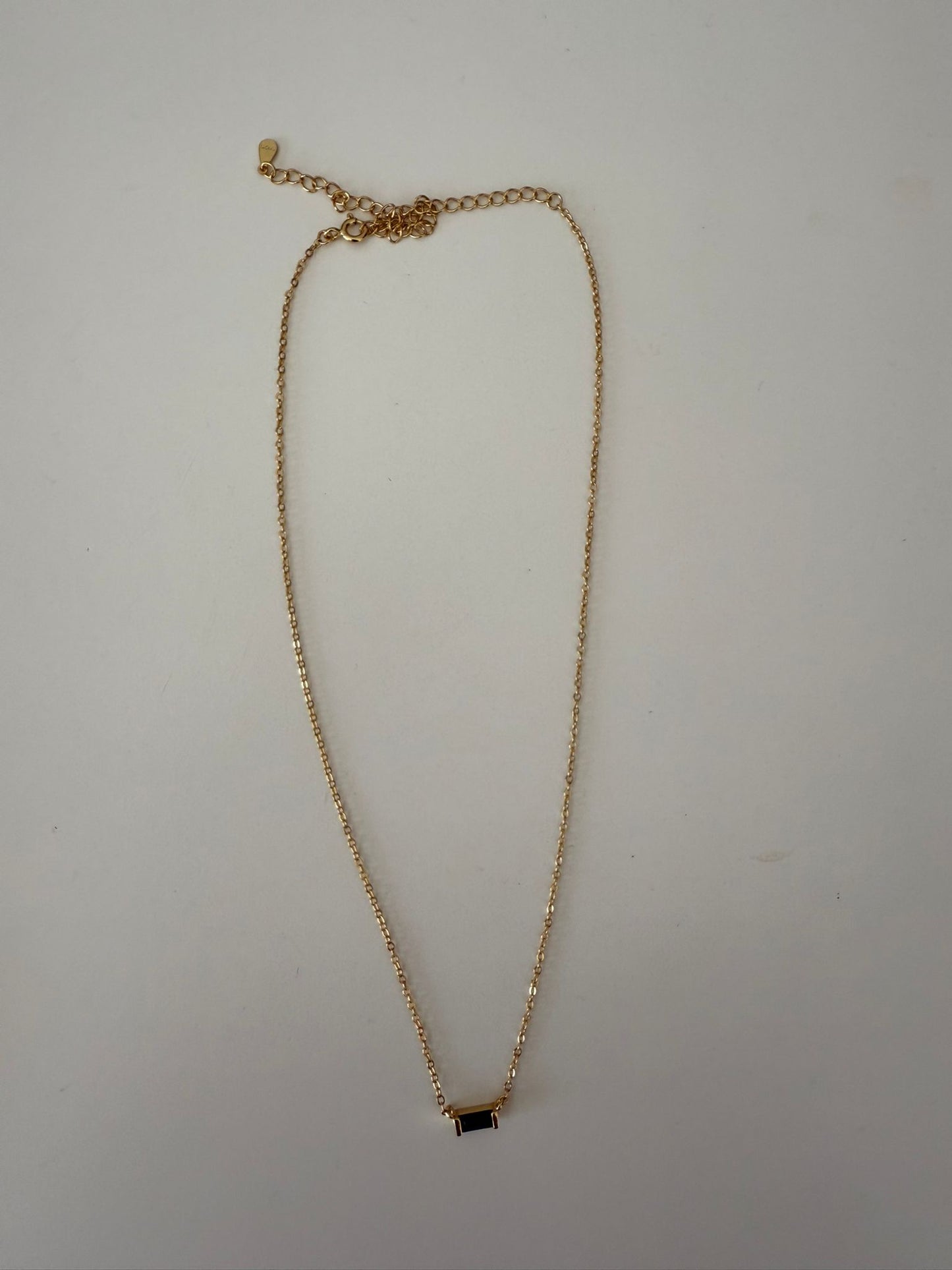 Single Green Necklace