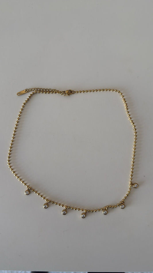 Concrete Far Drop Necklace