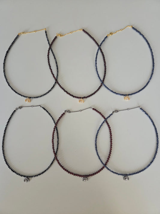 Drop Crescent Necklace