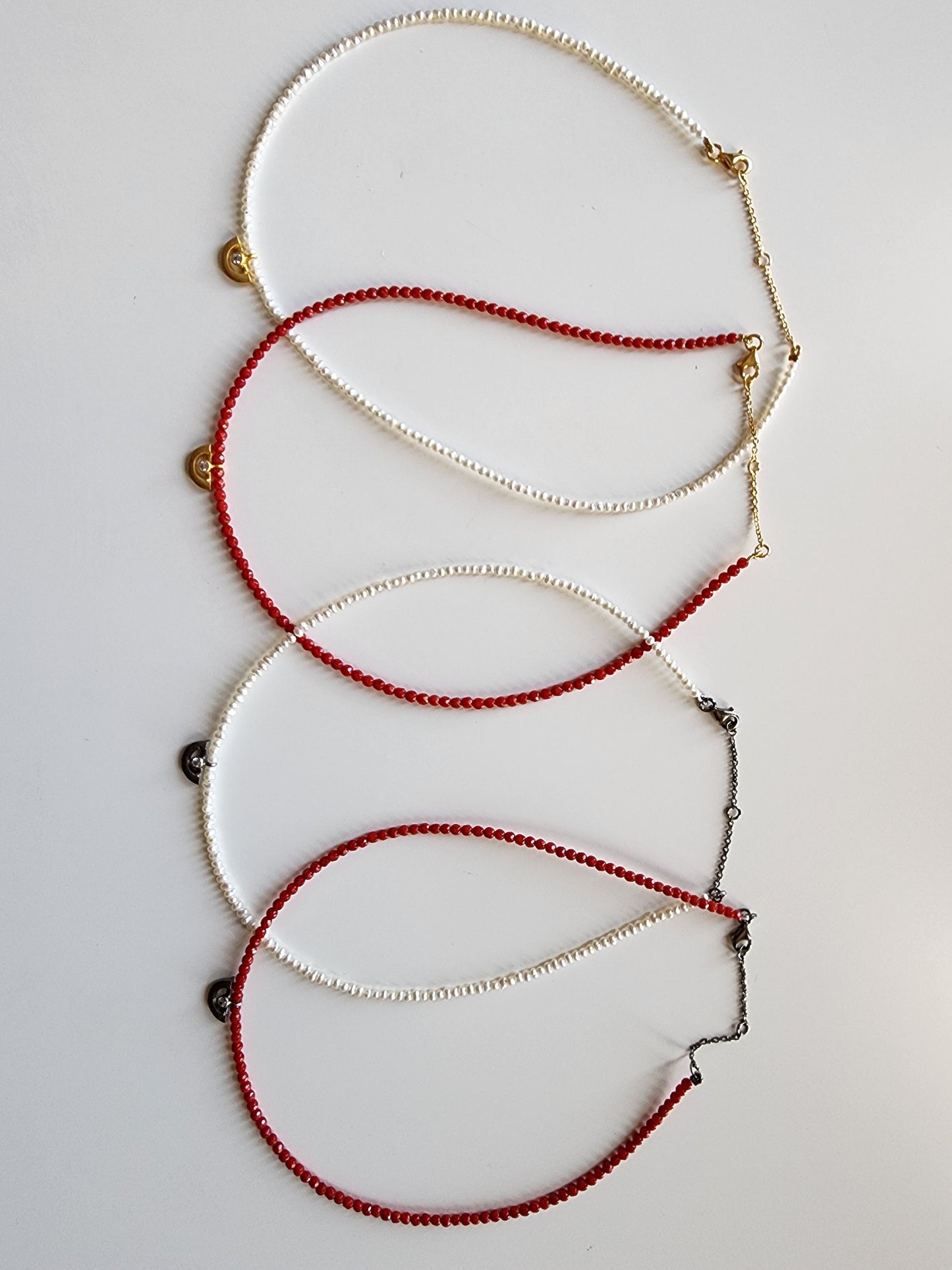 Half Circle Bead Necklace