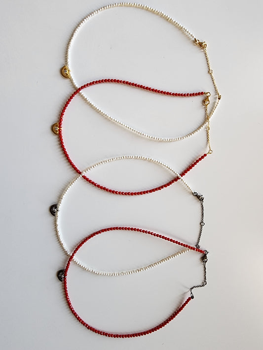 Half Circle Bead Necklace