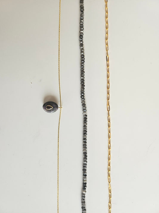 Pluto Triple Necklace