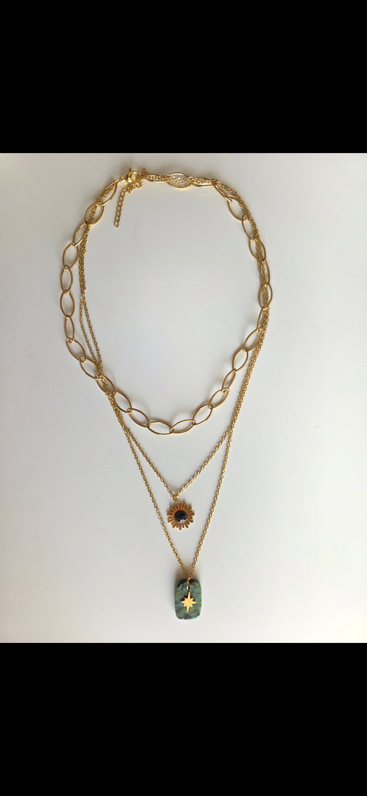Star Night Triple Necklace
