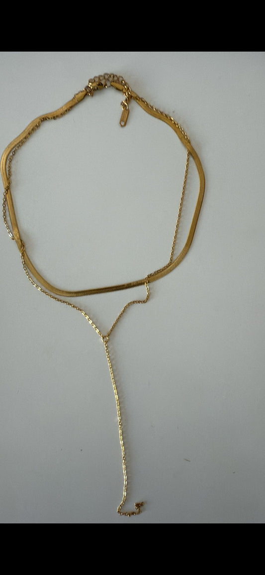 Silk Double Necklace
